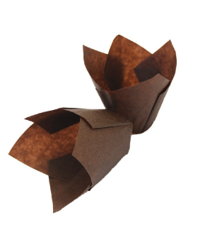 PIROTTINI MARRONI IN CARTA PER MUFFIN