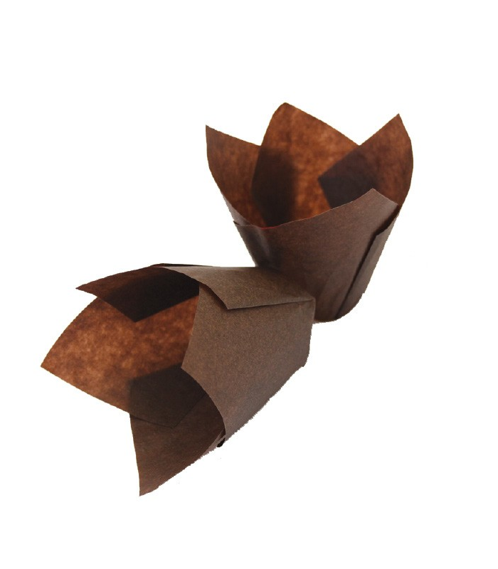 PIROTTINI MARRONI IN CARTA PER MUFFIN