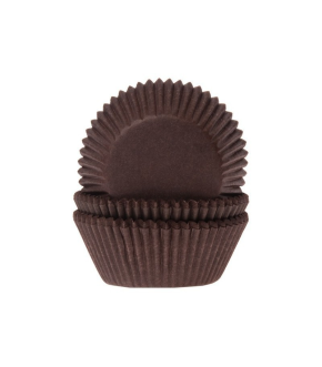 Pirottino rotondo in carta marrone per pasticcini