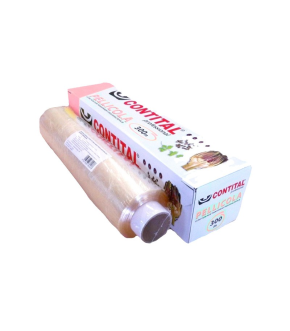 Rotolo pellicola trasparente per alimenti con dispenser