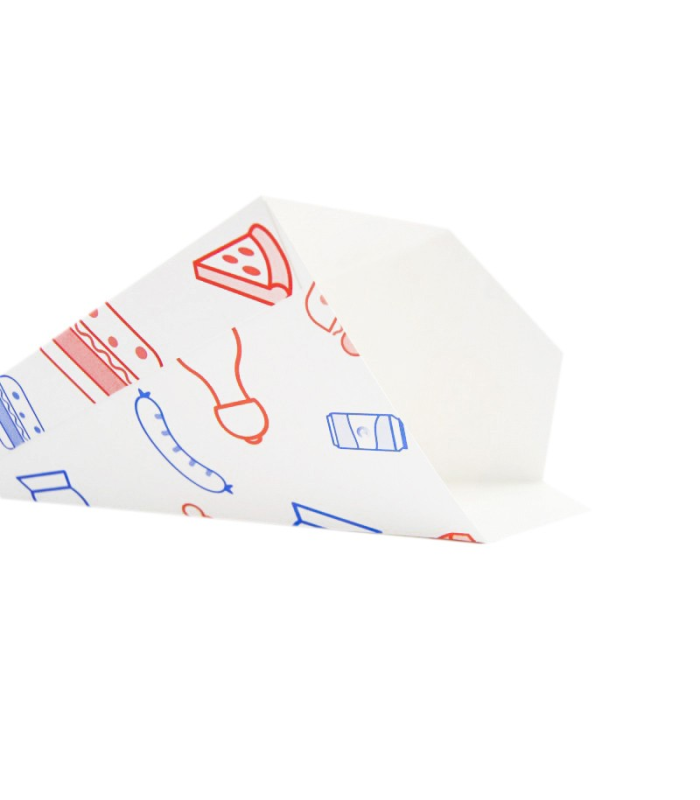 White paper box for hamburger XL