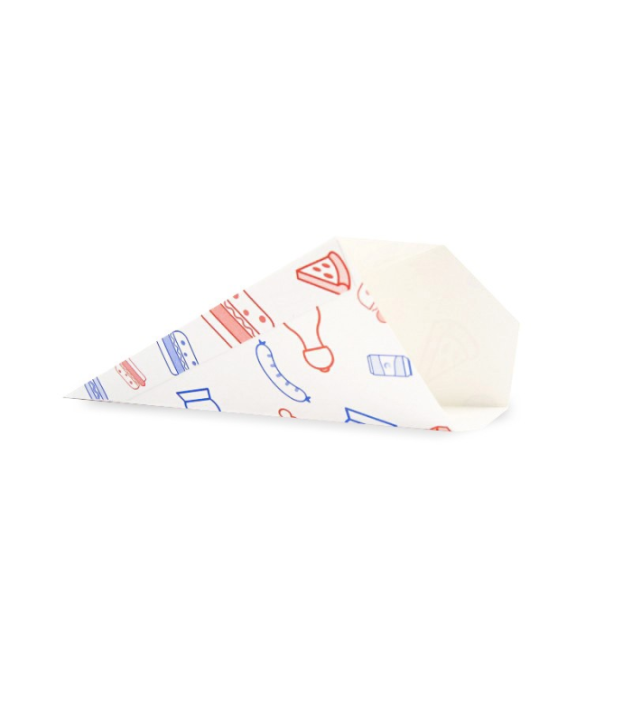 White paper box for hamburger XL