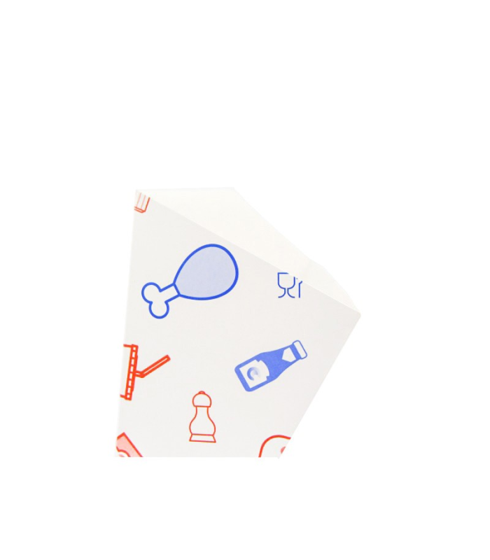 White paper box for hamburger XL
