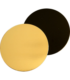 Vassoi dischi oro/nero