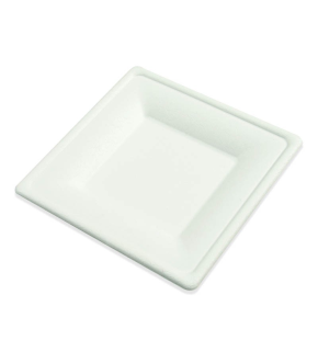 PIATTO QUADRO IN POLPA DI CELLULOSA