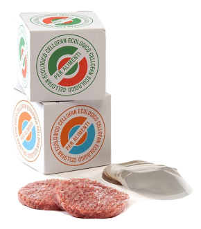 Dischi in cellophane per hamburger