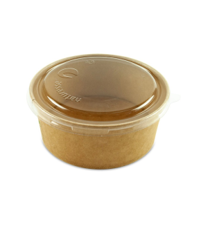 COPPA INSALATIERA BIO CON COPERCHIO IN PLA 750 ML