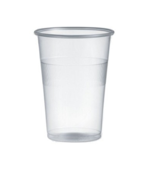 Clear glasses in polypropylene Isap in different sizes