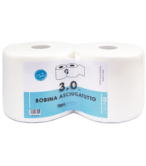 Bobina In Carta Riciclata Econatural Strappi 800 3 Veli - 2 Rotoli - Maral Diffusion