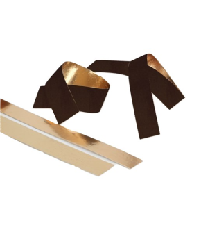 Fasce in cartone oro/nero per torta