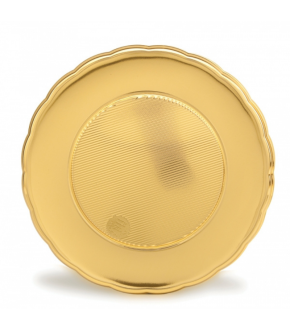 Gold round plastic cake board REORO