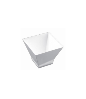 Black square mini tasting small cups Goldplast pagoda