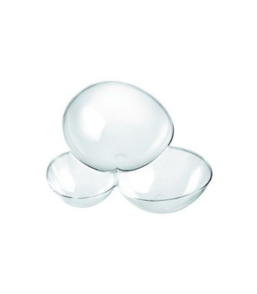 Clear plastic molecule shape cups Goldplast
