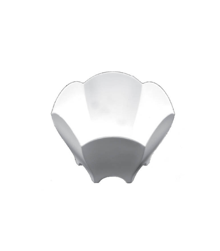 COPPETTA IN PLASTICA TULIP BIANCO