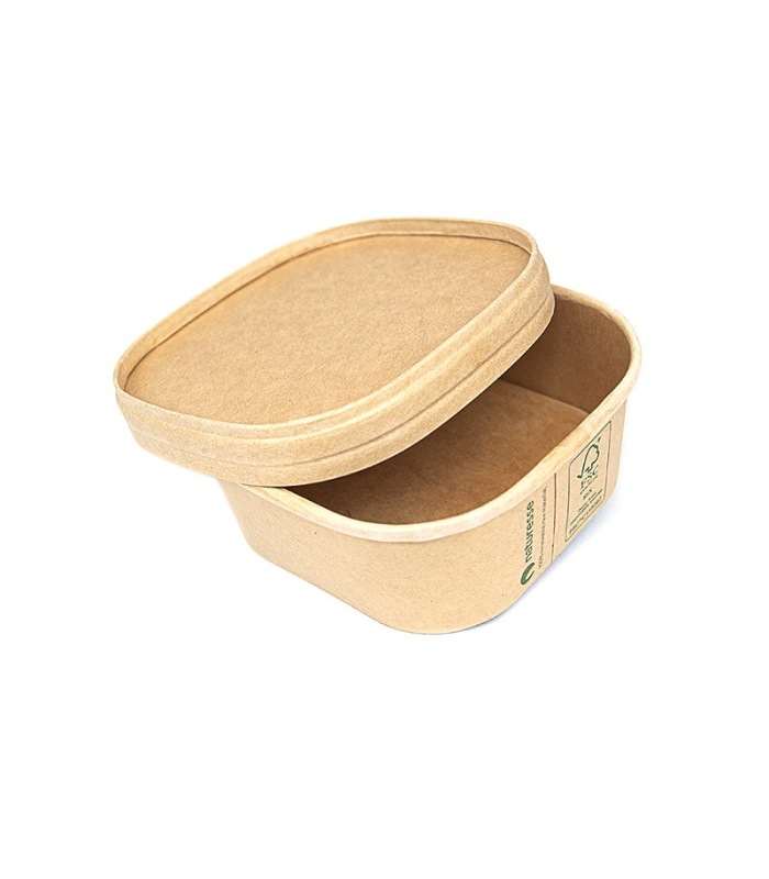FOOD BOX ANTIGRASSO IN CARTONCINO + PLA