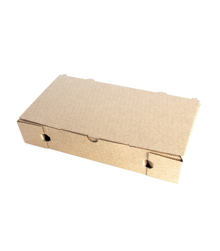 SCATOLA IN CARTONCINO AVANA PER PIZZE RETTANGOLARI