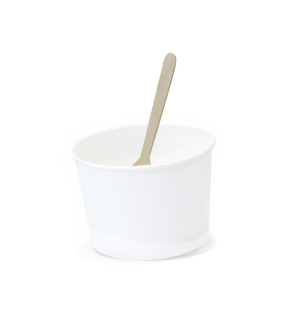 COPPETTA GELATO IN CARTONCINO BIANCO + PE