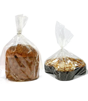BUSTE TRASPARENTI PER PANETTONE O COLOMBA - 100 PZ
