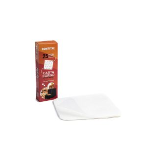 CARTA FORNO ROTONDA E QUADRATA PER FRIGGITRICE AD ARIA - CONF. DA 25 PZ