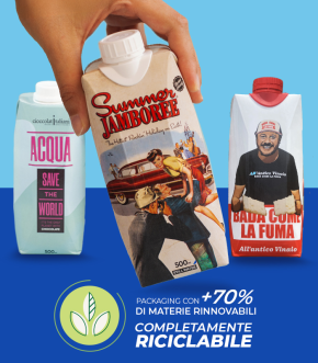 ACQUA IN BRICK da 500 ML Personalizzato con la Vostra GRAFICA