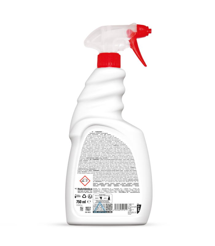 DETERGENTE SGRASSANTE PER FORNI E PIASTRE FORNONET 1960-S