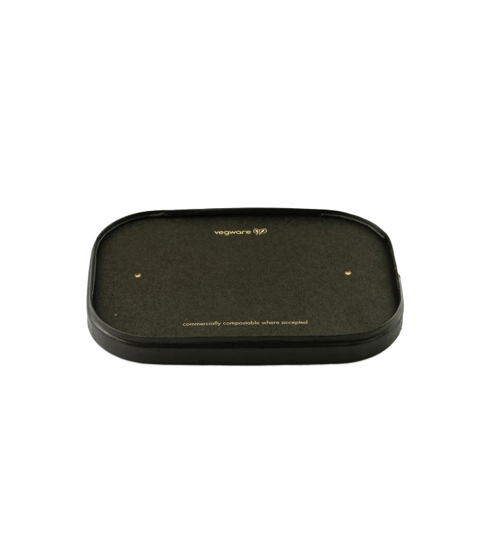 Coperchio per contenitore nero in cartoncino