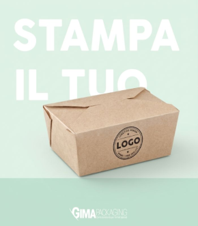 PAIL BOX AVANA CON STAMPA LOGO