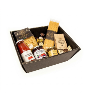 CESTA NERA PER CONFEZIONI REGALO