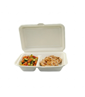 PORTA PRANZO BIODEGRADABILE E COMPOSTABILE CON COPERCHIO