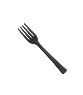 MINI FORCHETTINA NERA BIO IN PLA - 100 PZ