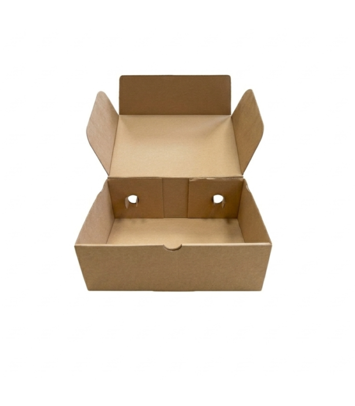 Scatola rettangolare in cartone con chiusura a ribalta