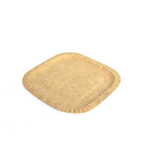PIATTO IN CARTONCINO AVANA KRAFT - 100 PZ