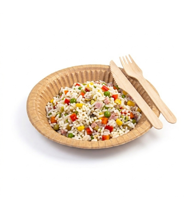 Piatti in catoncino avana