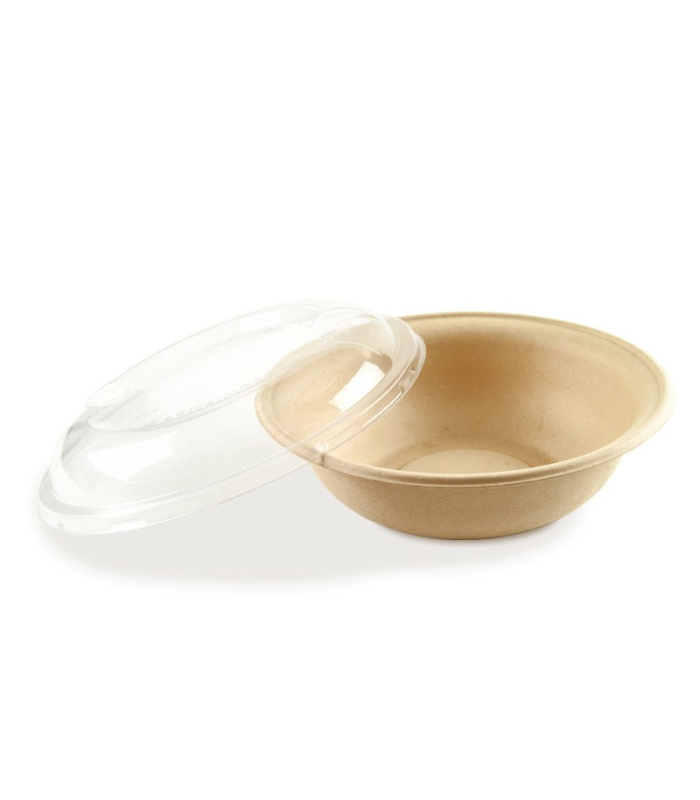 PIATTO FONDO IN POLPA DI CELLULOSA NATURALE