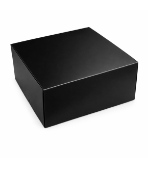 SCATOLA PORTA DOLCI QUADRATA NERO - 25 PZ