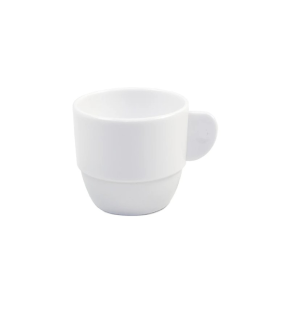 TAZZA PER CAFFÈ E CAPPUCCINO IN PLASTICA RIGIDA - 6 PZ