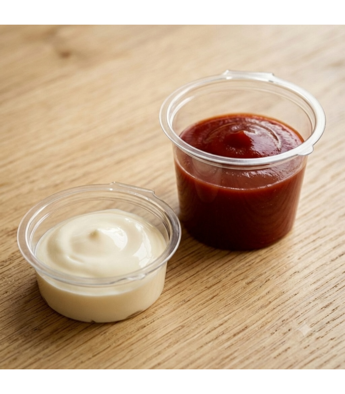 contenitori salse con chiusura ermetica