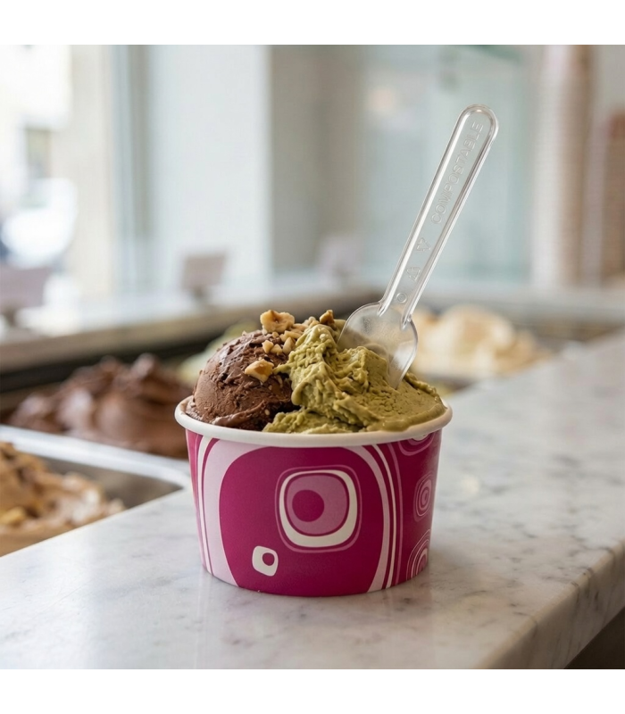 Coppetta gelato colorata