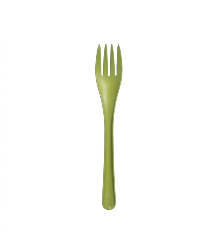 Forchetta verde compostabile
