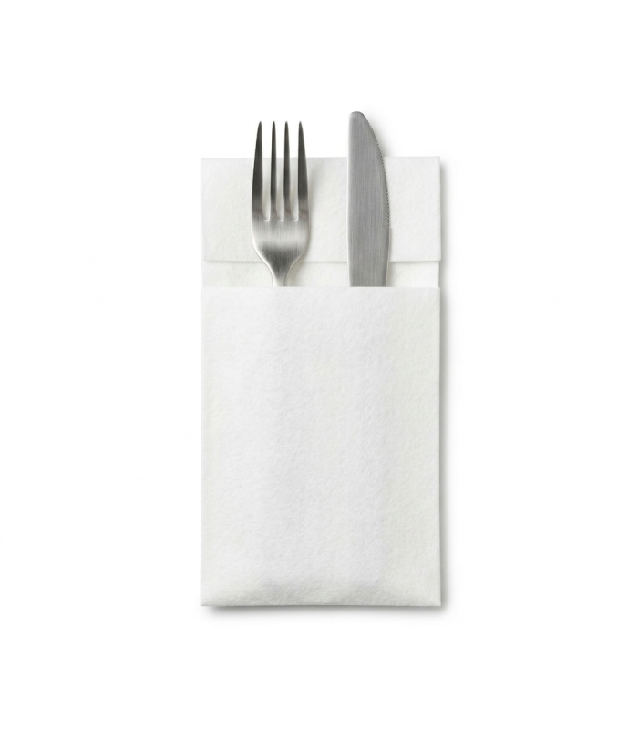Tovaglioli portaposate 40x40 in carta a secco
