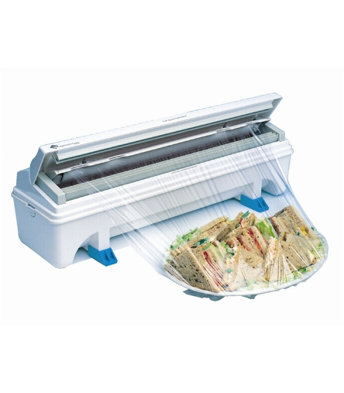 Dispenser professionale per pellicola trasparente a rotolo